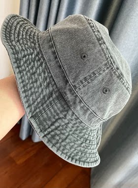 204男女帽子春秋夏季渔夫帽盆帽棉布帽大童成人遮阳帽