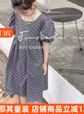 632女童短袖连衣裙夏季薄款裙子大童可亲子140-170cm