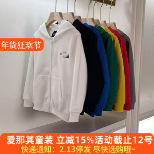 6021男女童长袖卫衣秋冬连帽外套上衣110-160cm 特价！