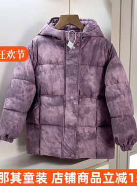 600女童棉衣秋冬厚款防风衣户外连帽上衣外套120-160cm