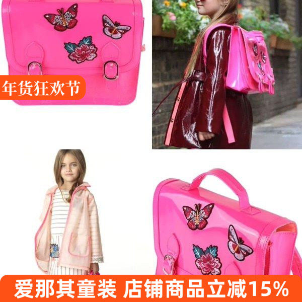 法单女童书包儿童双肩包手提包背包公主PU女孩包包