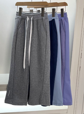 243女童长裤秋冬厚实加绒柔软保暖休闲裤大童130-170cm