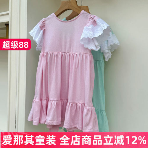 女童短袖连衣裙夏季薄款裙子