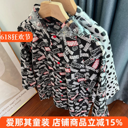 6310外贸男女童雨衣春秋夏季雨披连帽外套 有收纳袋 110-140cm