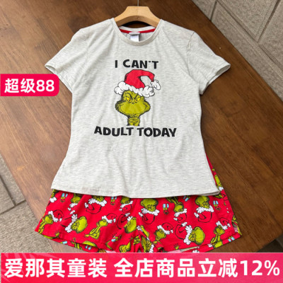 女款短袖T恤短裤夏季薄款家居服