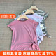 6152外贸女童短袖 上衣人棉莫代尔 薄款 T恤衫 夏季