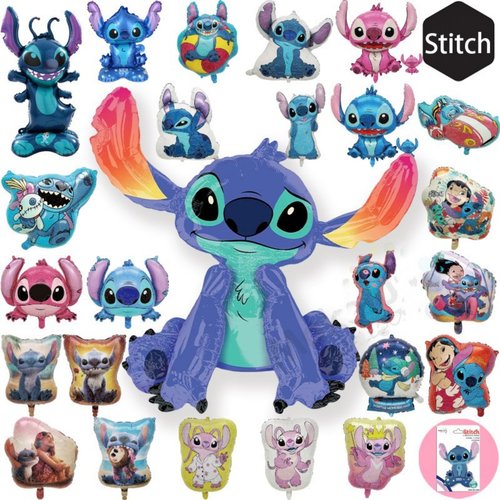 卡通史迪奇生日主题气球