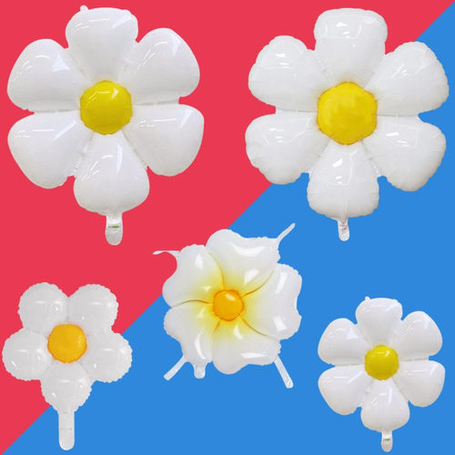新款韩国铝膜气球宝宝生日花朵