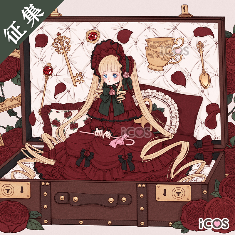 独家授权!蔷薇少女真红同人cos