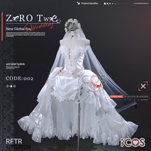 现货ICOS国家队02cos服花嫁02婚纱Darling零二zerotwo礼服cosplay