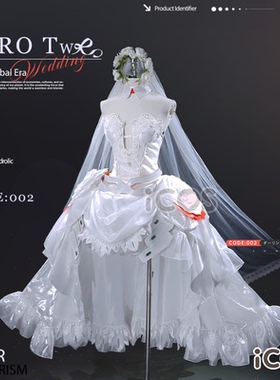 ICOS国家队02cos服花嫁02婚纱Darling零二zerotwo礼服cosplay现货