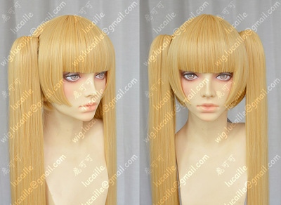 鹿可可！AKB0048收脸三齐头+双虎卡cos假发一条友歌混金