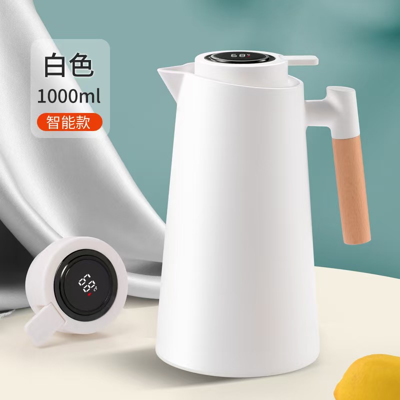 大容量玻璃内胆保温壶智能显温