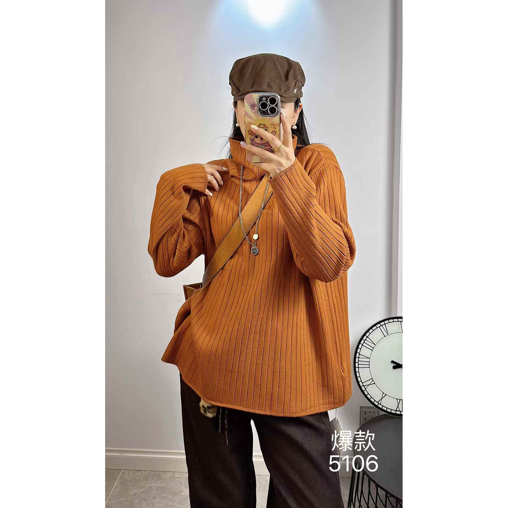 特！妃儿红5106秋冬加大码毛衣女 210斤胖妹mm堆领高领长袖打底衫,女装/女士精品,大码内搭,淘宝优惠券,粉丝福利购,淘宝优惠卷