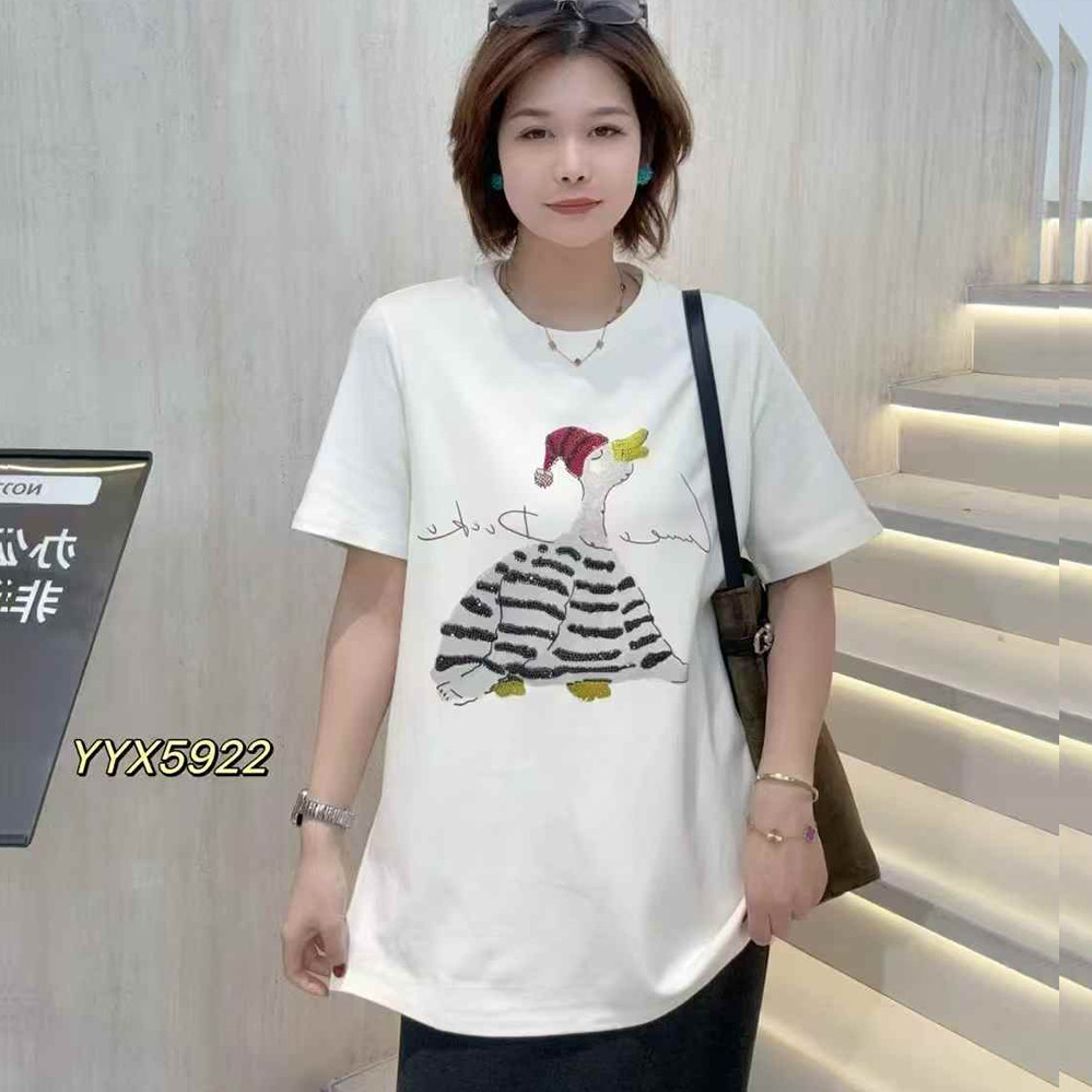 宜语析5922春加大码卫衣女 210斤胖妹m纯棉烫钻卡通短袖T恤打底衫,女装/女士精品,大码内搭,淘宝优惠券,粉丝福利购,淘宝优惠卷