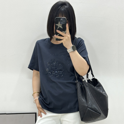 宜语析6020春夏加大码短袖T恤女