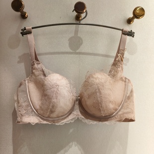 伊维斯正品性感蕾丝软钢圈薄杯大胸显小聚拢文胸10841138