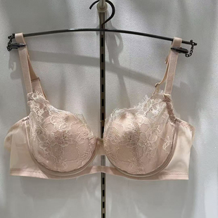 正品伊维斯春夏新款性感蕾丝薄款大胸显小女士内衣文胸10841127