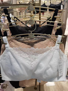 伊维斯正品新款性感蕾丝防走光抹胸聚拢文胸10811064