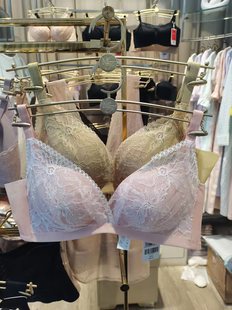 伊维斯正品新款蕾丝性感无钢圈立体聚拢女士文胸10811072