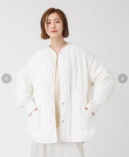 r@uge vif la cle保暖背心宽松中长款棉服外套女秋冬2025新款