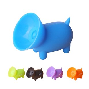 创意小猪吸盘硅胶手机支架桌面球形随身强吸力通用定制logo小礼品