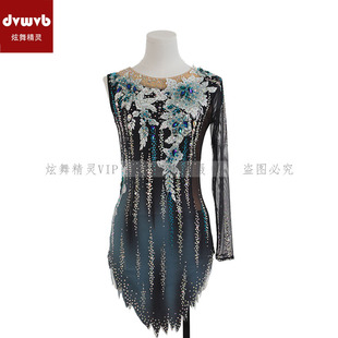 艺术体操服健美竞技比赛技巧服现代舞表演服定制儿童成人女款T132