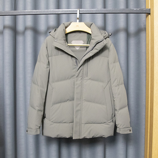 短款男士时尚羽绒服 年轻商务 厚款鸭绒 连帽 高品质短款男装外套