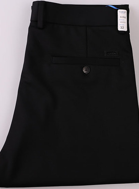 艾尔一诺休闲裤秋冬直筒免烫时尚休闲长裤中腰商务男裤子89305