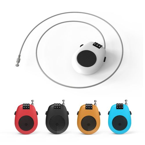 加长钢丝绳密码锁可收缩