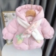 2洋气婴幼儿加厚棉服3小童冬季 女童棉衣外套1 5岁女宝宝棉袄冬装