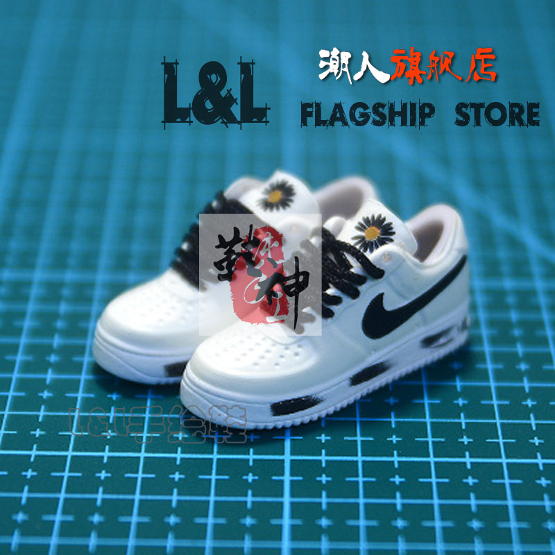 diy权志龙2.0af小雏菊鞋挂件适配空军一号gd同款立体鞋汽车钥匙扣