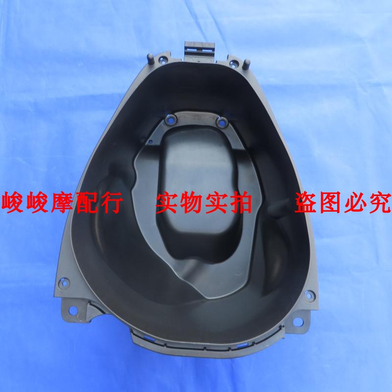 适用豪爵萌妹M-Girl HJ125T-33头盔箱座桶坐桶马桶储物箱行李箱