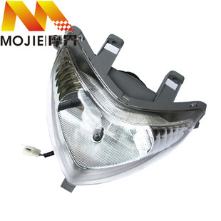 踏板车配件适用豪爵金巨星银巨星HJ125T-11A/8A前照灯大灯总成