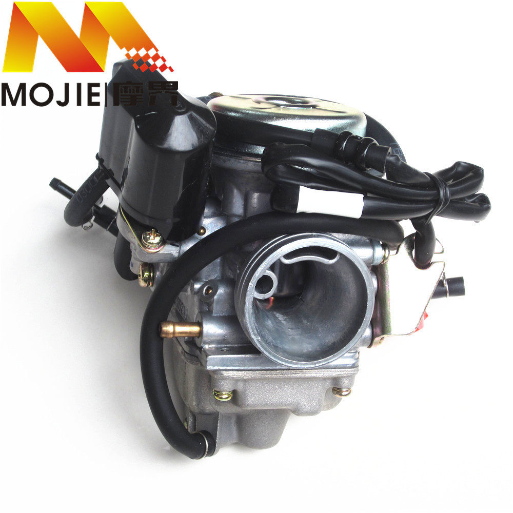 踏板车配件适用豪爵银巨星HJ125T-11/11A化油器总成