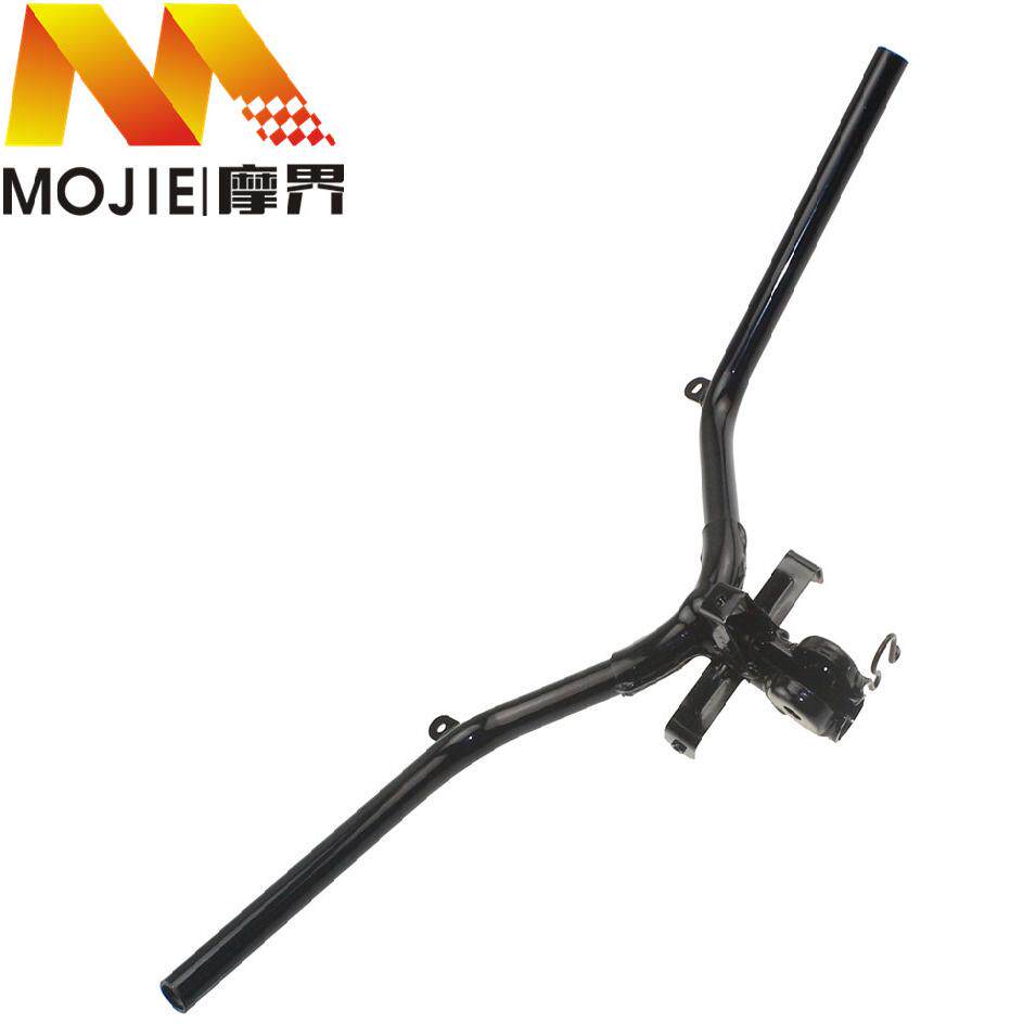 踏板车配件适用豪爵喜之星HJ100T-7/7C龙头手把管车把管方向把