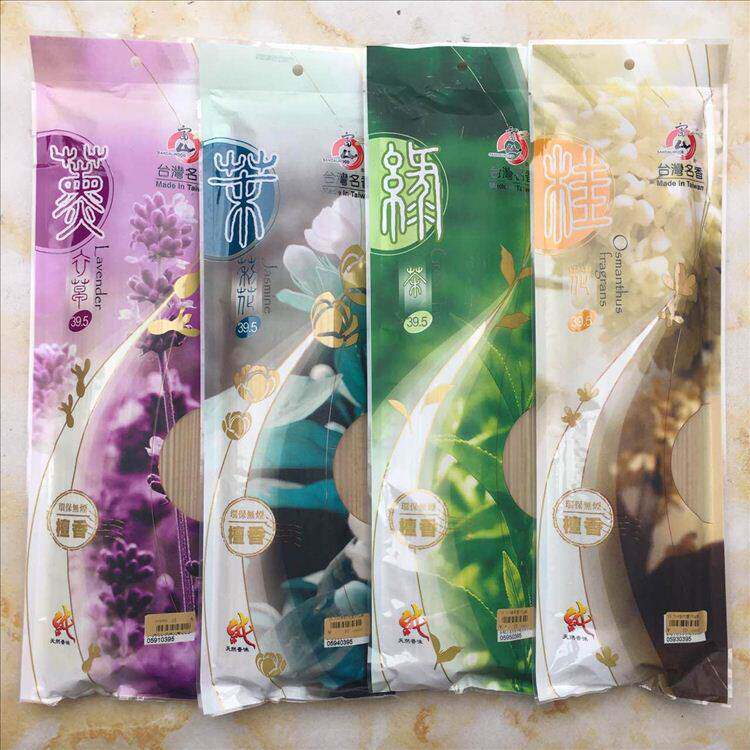 台湾富山檀香 花香型熏香39.5cm薰衣草 茉莉花 桂花 綠茶香薰香道