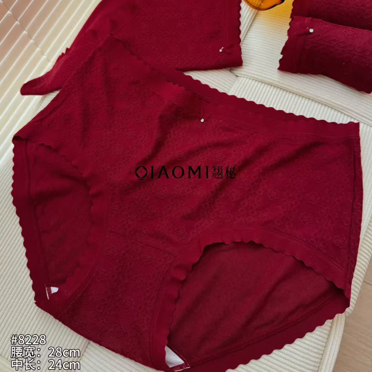 女波尔多红内裤本命年喜庆结婚