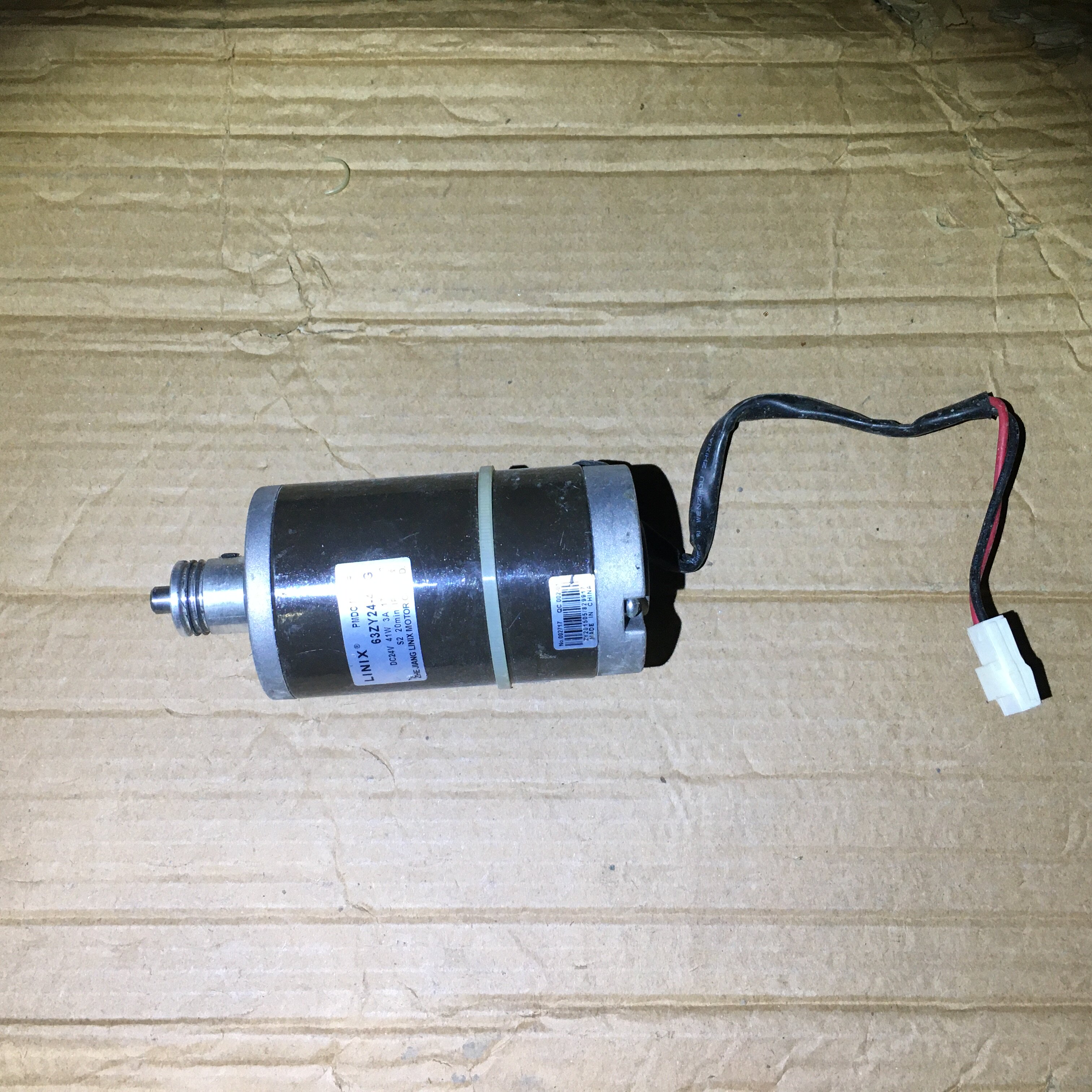 按摩椅电机linix联宜直流电机63zy24-41-g不带皮带轮或样式随机