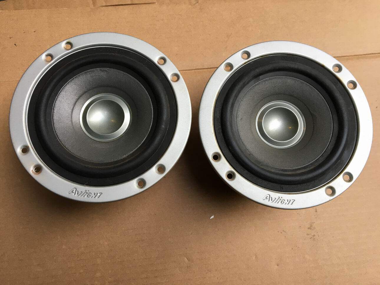 拆机爱浪x200音箱中音喇叭扬声器av-x130c