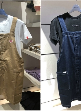 CHOCOOLATE女装连衣裙2025夏季新品活力两件套背带裙牛仔裙2581