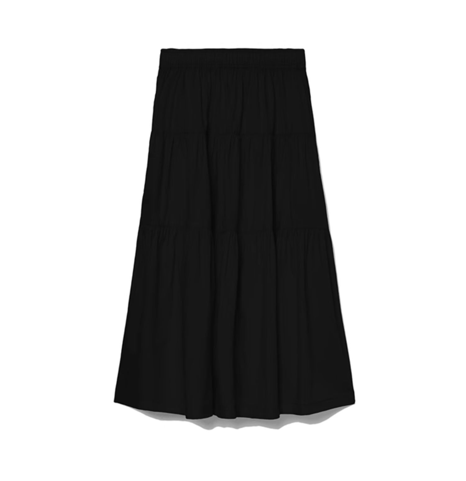 chocoolate女装纯色半身裙2023夏季新品青春时尚伞裙9548xuk