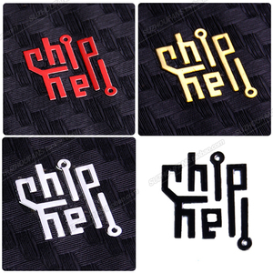 CHIPHELL CHH 金属贴 logo 贴纸 红 银 金 标贴