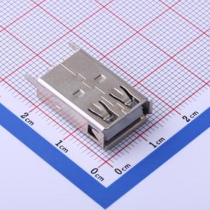 KH-AF180ZJ-20.5-JB USB连接器 Type-A 母座 直插 原装现货 原装