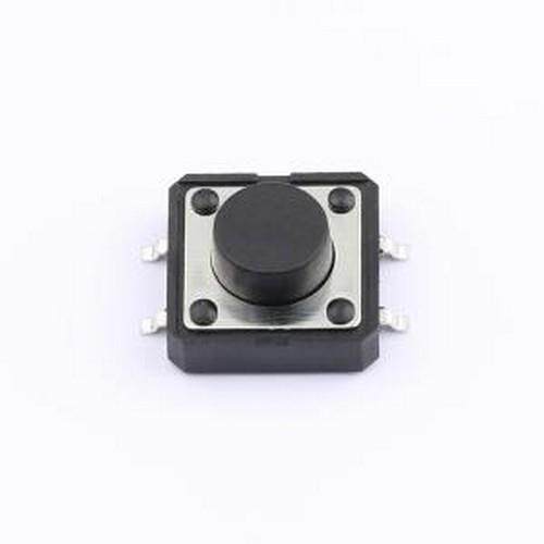 HX TS126TP 250gf 009 轻触开关 12x12x6mm 立贴 轻触开关 插件,1