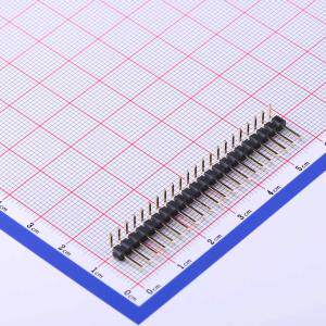 X6511WR-22H-C30D60R2 排针 间距:2.54mm 1x22P 弯插 方针 高镀金