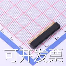 X1321FV-2x22-C43D24 排母 1.27mm 2x22P  现货