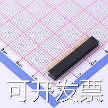 X1321FV-2x22-C43D24 排母 1.27mm 2x22P  现货