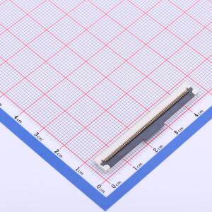 THD0527A-80CL-GF FFC/FPC连接器 间距:0.5mm P数:80P 翻盖式 下