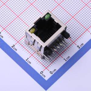 HC-RJ45-5JA-1-1 以太网连接器(RJ45 RJ11) RJ45 8P/8C 带屏蔽 短